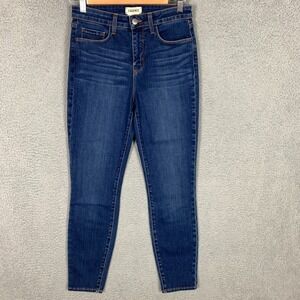 L'Agence Margot Jeans Women's 25 Blue Stretch Denim Skinny Ankle